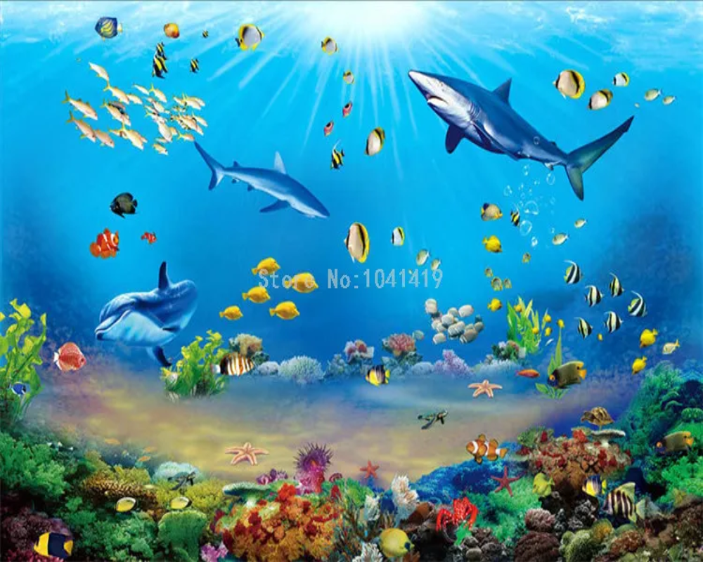 3D Wallpaper Fantasy Sea World IV